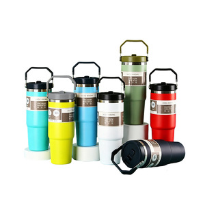 Taza Aislada al Vacío de 30 oz (890 ml), Vaso de Viaje de Acero Inoxidable, Taza Portátil para Auto, Oficina y Uso en Exteriores - Product Image 1