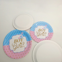 Assiettes à dîner jetables écologiques pour fêtes, mariage, mariage, assiettes en papier