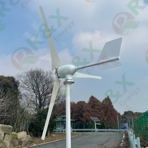 เครื่องกำเนิดไฟฟ้าพลังงานลม R&X RX-2000M 1KW 2KW 3KW แบบแนวนอน 24V/48V ได้รับการรับรองมาตรฐาน CE & RoHS เสียงรบกวนต่ำ พร้อมความเร็วเริ่มต้น 2.5 ม./วินาที RX-2000M Horiz - Product Image 1