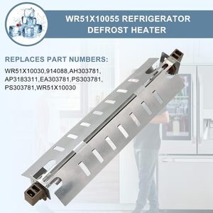 Kit de Calentador de Descongelación para Refrigerador Ami Parts WR51X10055 con Sensor y Termostato 110-120 V, Acero Inoxidable, Fácil Instalación - Product Image 2