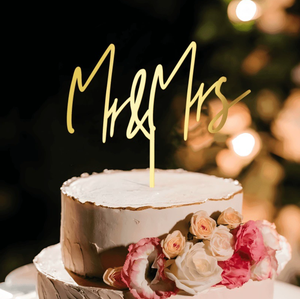 ใหม่ของตกแต่งเค้กอะคริลิค <span class=keywords><strong>MR</strong></span> & MRS ของตกแต่งหน้าเค้กอะคริลิกข้อเสนองานแต่งงานแบบทำมือ - Product Image 3