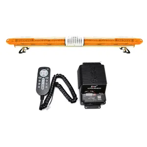 New Design Warning Light Bars With Speaker Double Row Light Bar 30 Seconds Recording Function Cop Strobe Lights