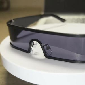 Unisex Aluminum Magnesium Alloy Sunglasses UV400 Resin Lens Class 2 Outdoor Fashion Goggles <b>Black</b> <b>Frame</b> - Product Image 5