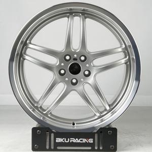 Jantes Bku forgées 5x120, 18, 19, 20 pouces, style M Parallel 37, jantes en alliage argentées pour BMW E46 E34 E90 E92 E60 E38 E39 F10 - Product Image 2