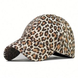 Spring Summer Fashion Trendy Women Vegan Suede Leopard Baseball Cap Spring Summer Sunshade Outdoor Sports <b>Hat</b> - Product Image 5
