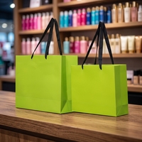 Sacs en papier pour emballages cadeaux cosmétiques et alimentaires, recyclables, laminés, imprimés en couleurs personnalisées, pour rouge à lèvres et blush, en matériaux recyclés