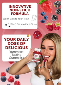 Gummies de fer OEM avec folate et vitamines B12, C pour adultes et enfants – Soutien pour la production de fer et l'énergie en cas de carence en fer - Product Image 4