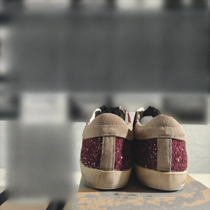 Top Quality GGBD Genuine Leather Shine Goose Winter Lace-up Sneakers Anti-Slip Comfortable Board Shoes Golden Dirty Walking - Product Image 3