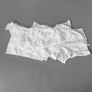 Trapos de Algodón para Venta, Trapos de Camiseta Industriales de 25 kg, Trapos de Tela Blancos, Trapos de Algodón 100% Blancos - Product Image 1