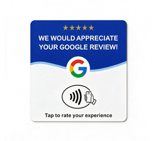 Soporte de Mesa Acrílico para Tarjetas de Reseñas de Google |   NTAG212 13.56MHz Toque para Verificar |   Escanear QR |   OEM ODM Personalizado 1-3 Días |   Muestra: 5-7 Días - Product Image 1
