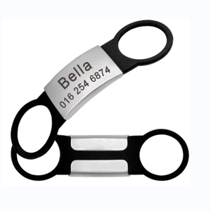 비상 ID 대형 시계 및 피트니스 밴드 슬라이더 개 태그 - Product Image 3