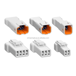 Автомобильный разъем JST <span class=keywords><strong>2</strong></span>/3/4/6Pin, мужской женский водонепроницаемый электрический терминал для автомобилей, ПВХ изолированный медный - Product Image 4