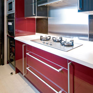 אדום מטבח ארונות מטבח ארון מטבח מלא 2022 מודרני מטבח ארון - Product Image 3