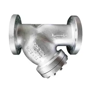 ASME B16.34 ASTM A351 Gr.CF8M CF8 CF3 CF3M Cast Steel Class 150 Flanged Y Strainer