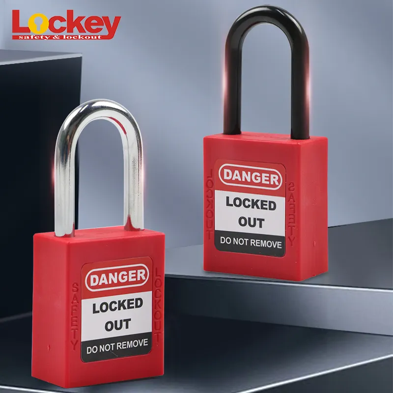 Wholesale Lockout Tagout Safety Padlock Factory、38ミリメートルShackle Best Safety Lock Loto Padlock China Key