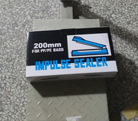 Scelleuse à impulsions 100/200/250/300/400 Série PFS Mini scelleuse à impulsions manuelle pour films plastiques Machine d'emballage manuelle