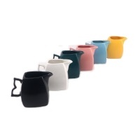 Pichet à lait de restaurant en céramique, petite bouteille, de bonne qualité, pour café et lait, personnalisé, bon marché, avec <span class=keywords><strong>sucrier</strong></span>, blanc - Product Image 3