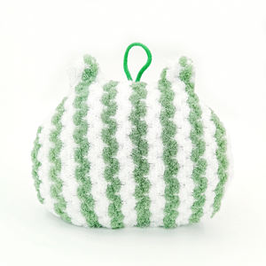 Venta al por mayor de alta calidad Natural Body Scrubber Cartoon Frog Design Bath Scrubs Bath Loofah Bath Puff - Product Image 2