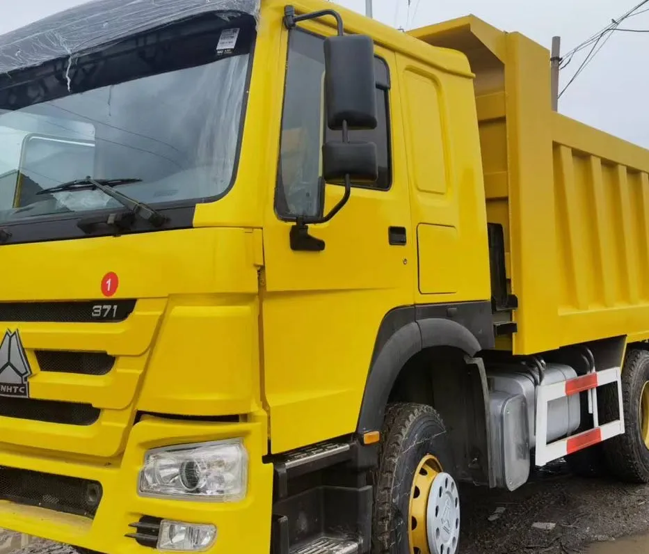 Usado SINOTRUCK HOWO caminhões basculantes venda quente caminhões 10 rodas Pneus para África melhor qualidade