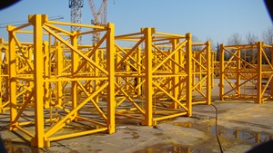 Giá thấp xây dựng cẩu tháp máy nâng trọng lượng 3 tấn làm việc topkit cẩu tháp với <span class=keywords><strong>42m</strong></span> JIB Chiều dài - Product Image 6