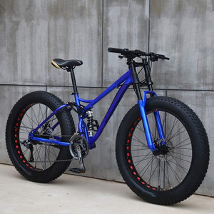 VTT tout suspendu 4 roues le moins cher à vendre, mini VTT noir et or, VTT tout suspendu pour descente - Product Image 2