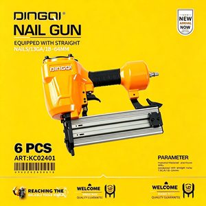 <span class=keywords><strong>Pistola</strong></span> Chiodatrice Pneumatica DINGQI 13GA KC02401 |   Chiodatrice Pneumatica in Lega di Alluminio per Chiodi Diritti 18-64mm |   Utensile Leggero per Carpenteria e Falegnameria - Product Image 1