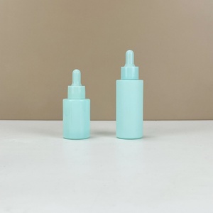 ขวดแก้วทรงแบนพร้อมฝาหยดแบบมีซิลค์สกรีน ขนาด 30 มล. 50 มล. สีตามสั่ง สำหรับบรรจุเซรั่มและน้ำมันหอมระเหย - Product Image 4