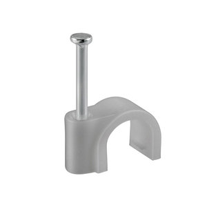 Attaches-câbles 6 mm, supports de fixation pour câbles métalliques, pour l'installation de câblage électrique - Product Image 1