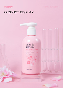 Nhãn Hiệu Riêng Hữu Cơ Tự Nhiên Sakura Kem Tay Tùy Chỉnh Thực hiện Logo Tùy Chỉnh Giữ Ẩm Làm Trắng Kem Tay - Product Image 6
