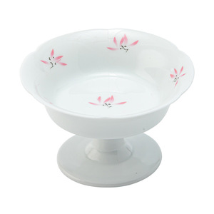 Assiette à fruits en céramique rétro chinoise, ronde, en porcelaine, sur pied haut, pour les fêtes à la maison, les collations, le thé, les desserts - Product Image 5