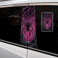 Autocollants universels autocollants pour pilier B de voiture Accessoires automobiles avec logo Décorations pour pilier en vinyle pour carrosserie de voiture