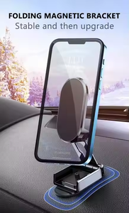 Un secondo mettere e prendere il supporto magnetico del telefono per l'automobile, forte montaggio dell'automobile del magnete per gli schermi del cruscotto - Product Image 5