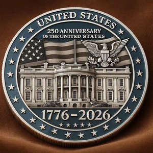US 250th Anniversary 3D Relief Statue of <strong>Liberty</strong> Gold Plated Commemorative Challenge Coin Collectible Metal Craft - Product Image 5