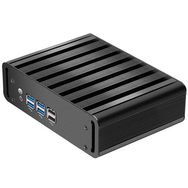 In-tel Co-re I3 5005U Win10 Linux DDR3L RAM MSATA SSD USB VGA H-D WIFI LAN Fanless Desktop Pc Mini Computer