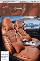 Fundas de asiento de coche personalizadas para Subaru Crosstrek Impreza Forester Outback 2009-2024Juego completo Protector de asiento de coche impermeable de cuero