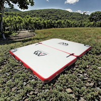 Plateforme de pêche gonflable en PVC de grande taille 3x2x0,2m, pour la mer, le lac, les installations aquatiques, les hôtels, capacité de 100 à 500 kg