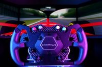 Ensemble simulateur de course automobile CAMMUS Arcade Games avec volant et pédales à moteur servo 15NM