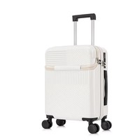 Valise à roulettes en polyester, ensemble de 3 pièces, personnalisable, avec ouverture frontale, durable, design moderne et simple, 4 roues pivotantes, vente en gros