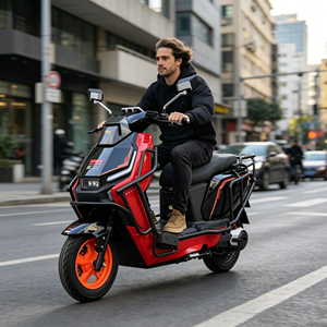 Vente en gros usine EEC CE 2000W 80 km/h Moto Scooter à 2 roues Moto électrique pour adulte - Product Image 4