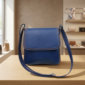 Bolso de Mano Grande de Lujo Personalizado, de Cuero Genuino, Resistente al Agua, con Correa Cruzada/de Hombro, Marca BS INTERNATIONAL - Product Image 1