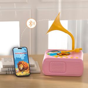 Gramófono Musical Educativo para Niños Zhorya, Reproductor de Música con 96 Tarjetas, Historias, Canciones, Libros de Audio - Product Image 4