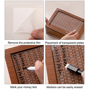 Hucha de madera personalizada con forma de dólar, fabricada en China, para decoración del hogar y almacenamiento de ahorros - Product Image 4