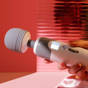 Verwarmende AV-staaf 360 graden rotatie vibrator volwassenen waterdichte siliconen oplaadbare volledige lichaamsmassage seksspeeltje - Product Image 1