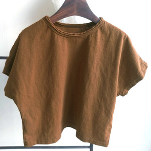 เสื้อยืดแขนสั้นสีพื้นทรงหลวมระบายอากาศดีสำหรับเด็กผู้ชายสไตล์ใหม่ - Product Image 2