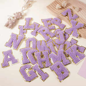 แผ่นรีดติดอักษรวิบวับ8ซม. สำหรับติดเสื้อผ้า - Product Image 3