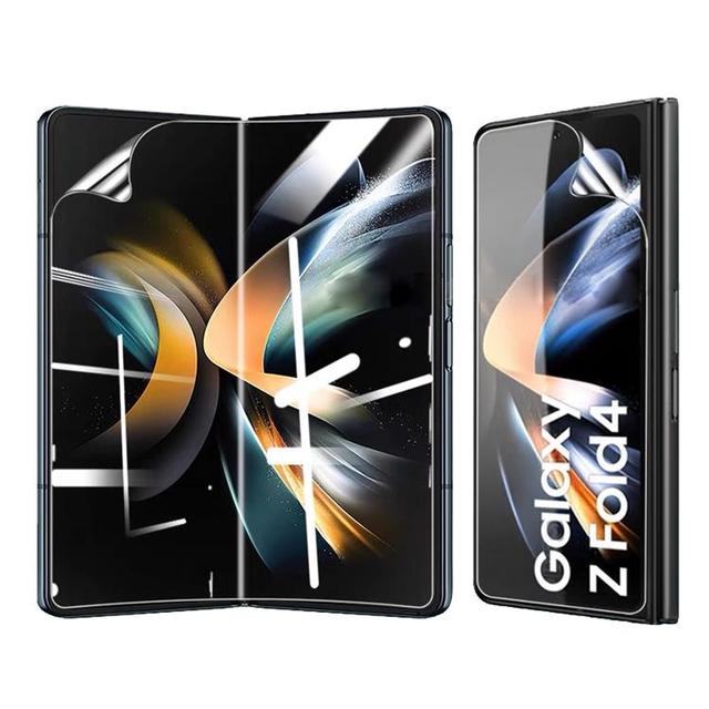 For Samsung Galaxy Z Fold 4 Full Coverage Soft Tpu 3D Curved Film Screen Protector for Galaxy Z Fold 5 6 7 3