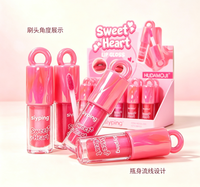 Huile repulpante pour les lèvres Fruit Vagan Pink Flower, gloss mat de luxe sous marque privée, tubes de rouge à lèvres pour enfants, maquillage en gros