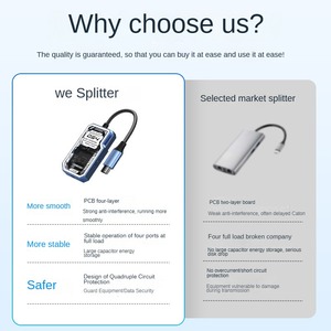 موزع <span class=keywords><strong>USB</strong></span> متعدد المنافذ من نوع C مع محول Thunderbolt 4 ومنفذ <span class=keywords><strong>Micro</strong></span> <span class=keywords><strong>USB</strong></span> ومحول بيانات وموسع متعدد المنافذ للكمبيوتر المحمول متوفر في المخزون - Product Image 6