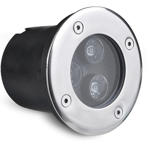 Faretto LED da incasso per esterni 3W con temperatura colore 6500K IP65 luci giardino - Product Image 2