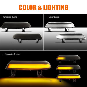 Lot de 2 clignotants latéraux séquentiels à LED ambre pour rétroviseurs VW <span class=keywords><strong>Golf</strong></span> <span class=keywords><strong>5</strong></span> MK5/Variant/GTI MK5 2003-2009 - Product Image 2